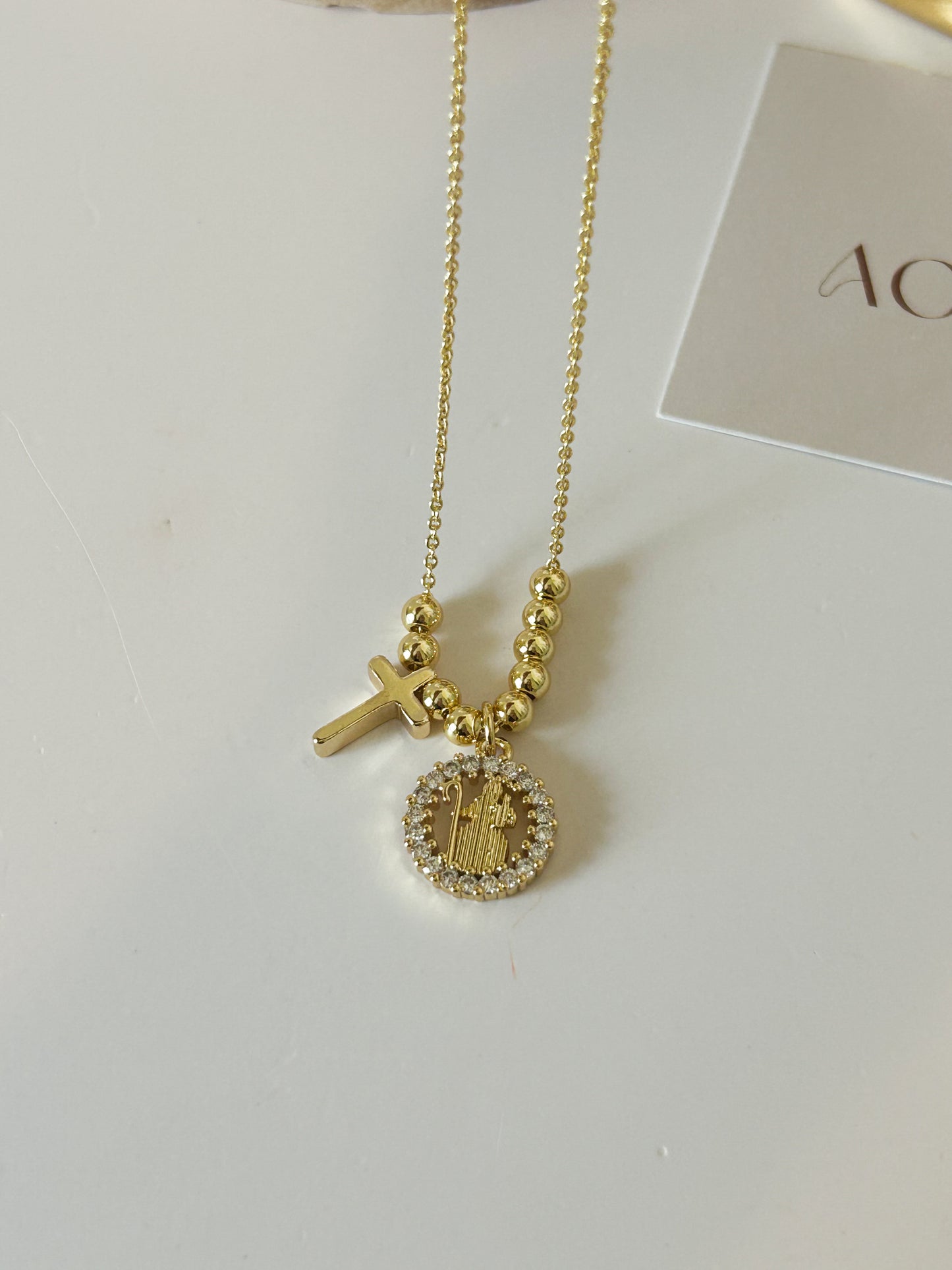 Divina Pastora Necklace – Venezuelan Faith Jewelry