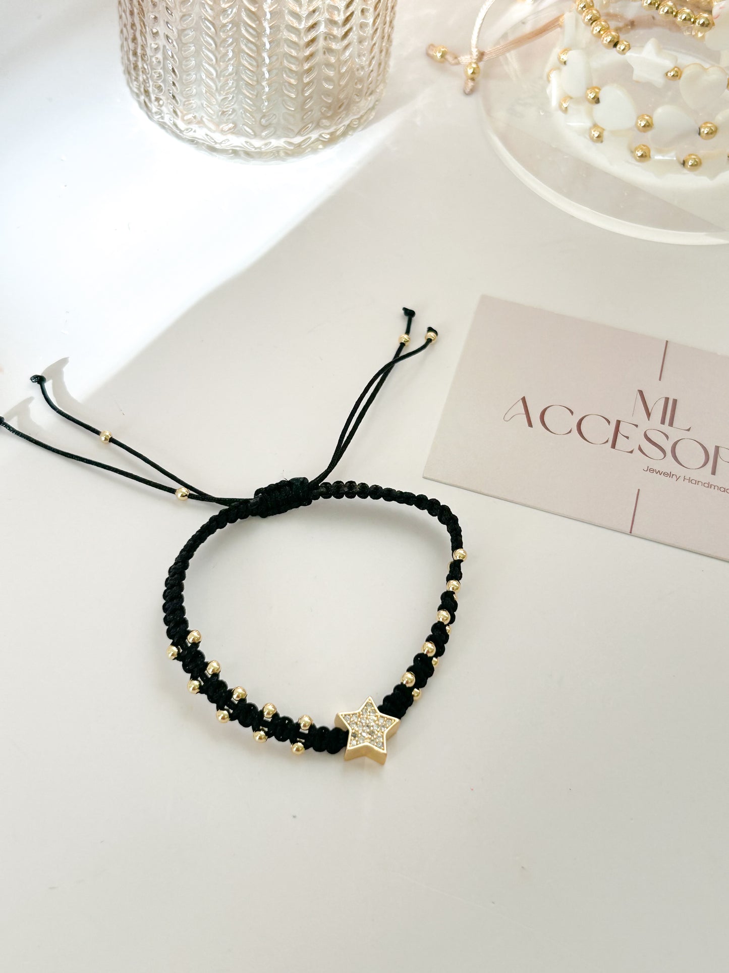 Midnight Star Bracelet – Minimal Gold Star Everyday Jewelry Gift