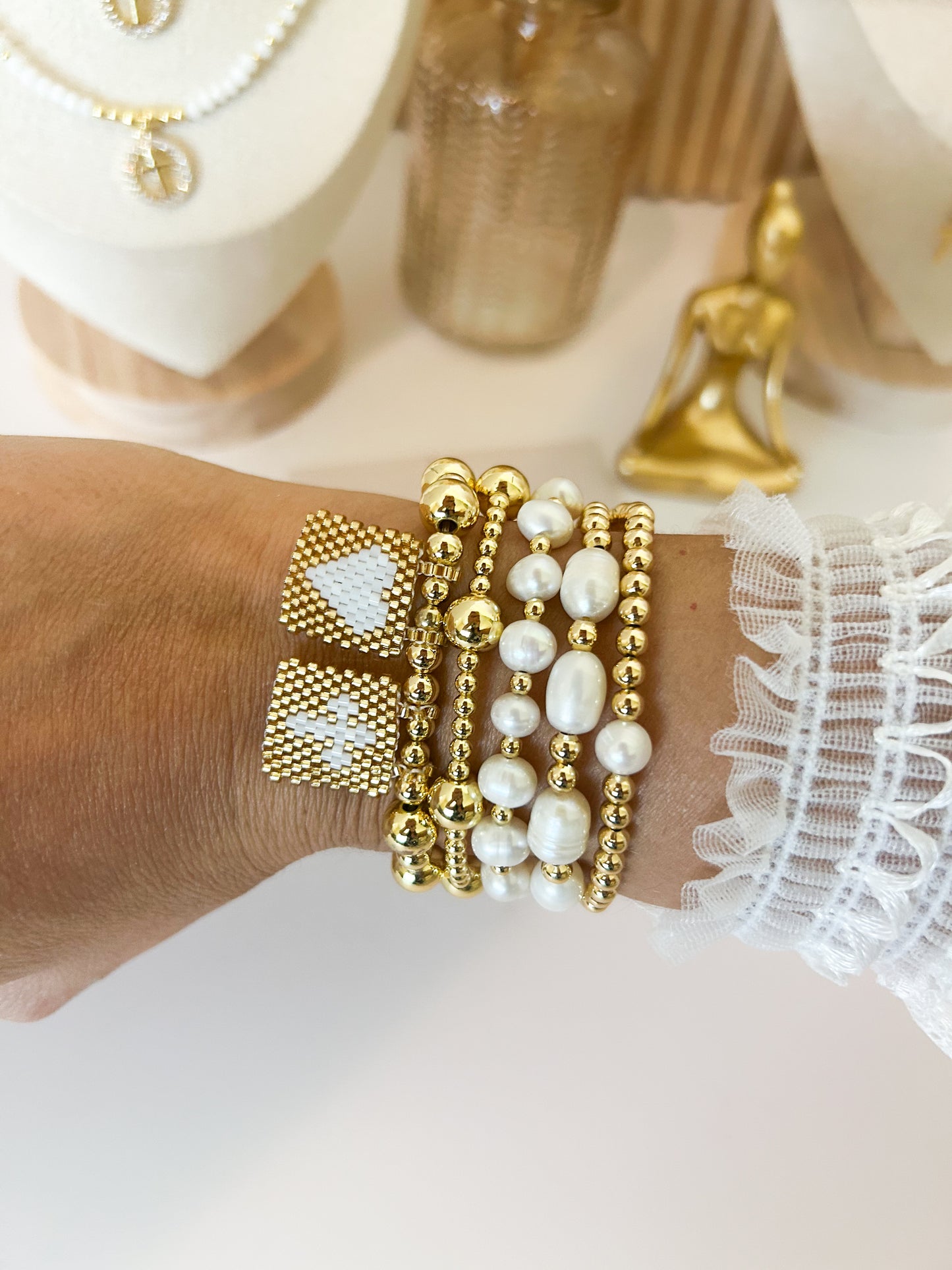 Pure Faith Bracelet Stack – Everyday Faith Gift