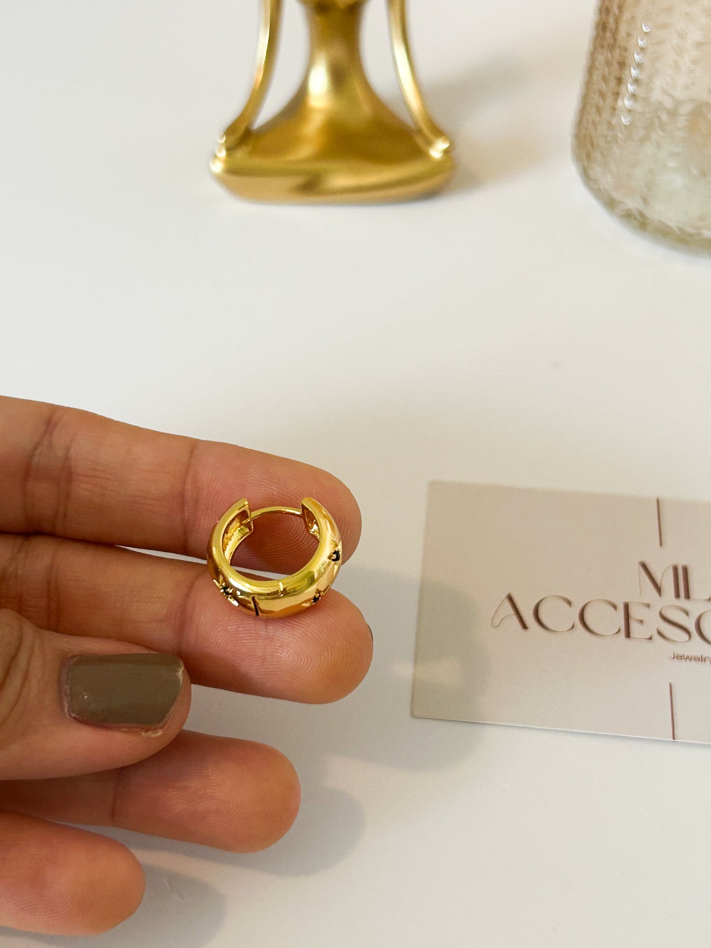 Gold Mini Hoop Earrings – Everyday Essential