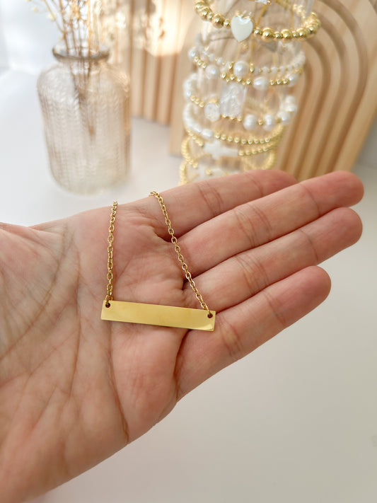 Personalized Name Necklace Gift Set – Custom Jewelry with Mini Travel Case