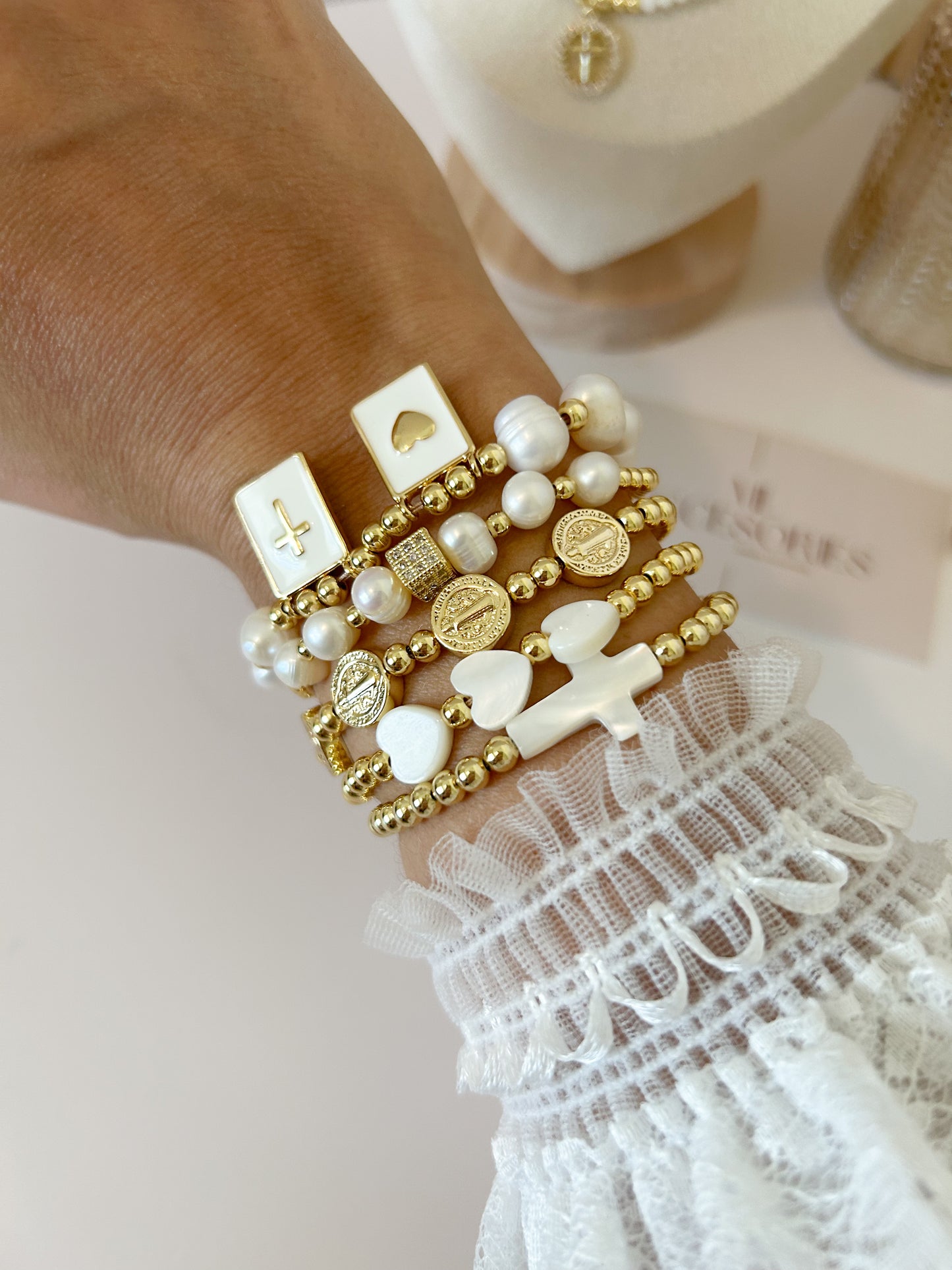 Fara Faith Bracelet Stack – Everyday Gift