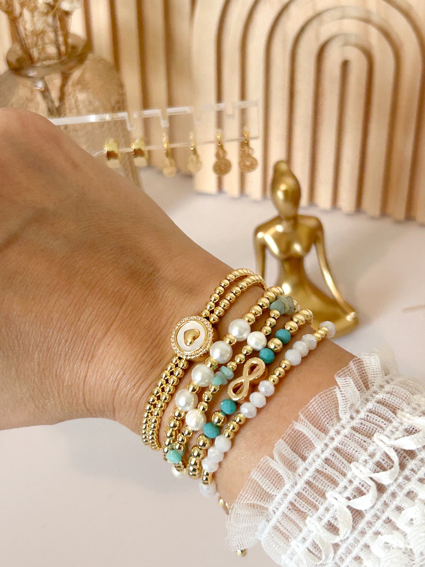 Serene Love Bracelet Stack – Everyday Gift