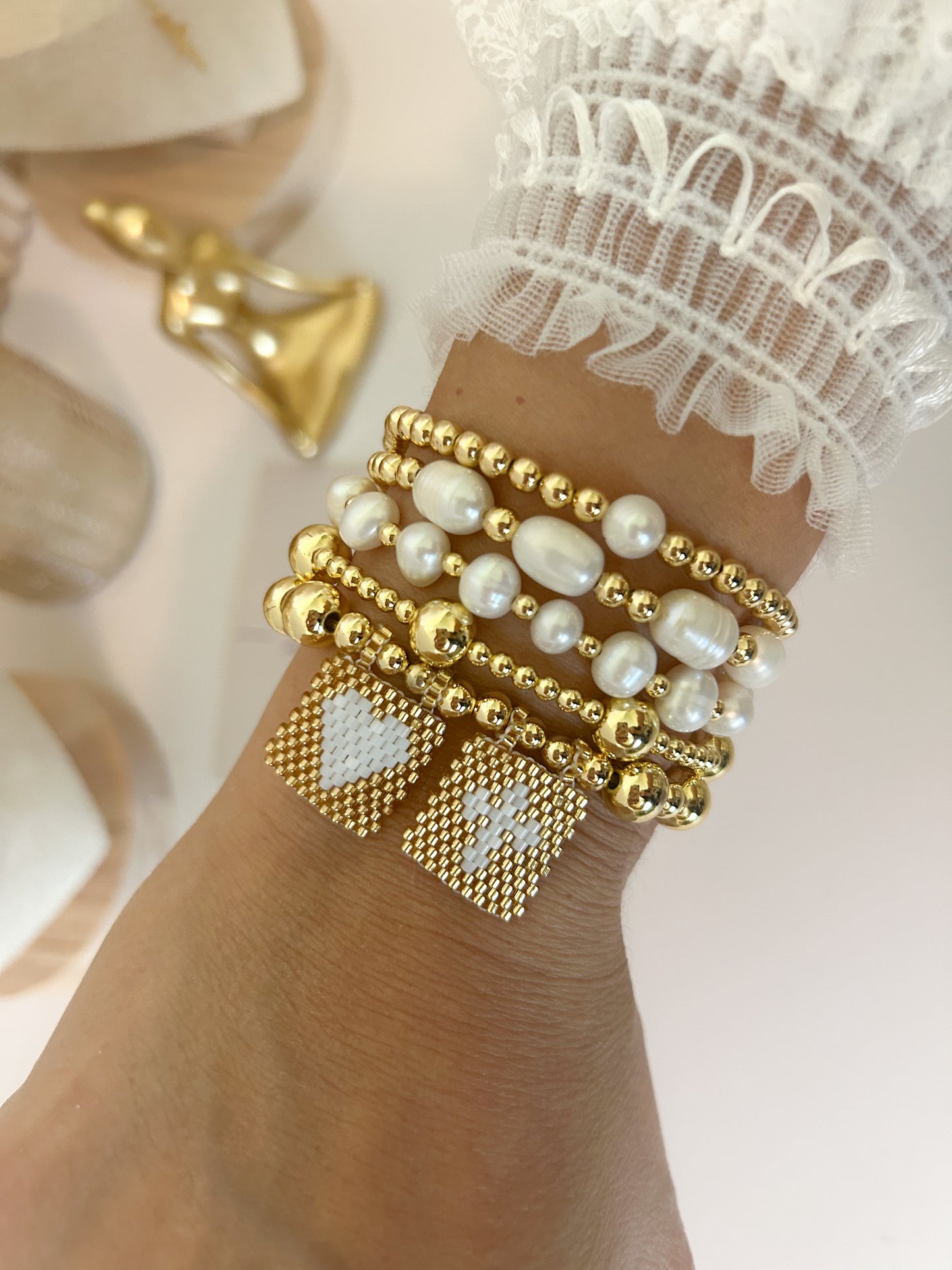 Pure Faith Bracelet Stack – Everyday Faith Gift