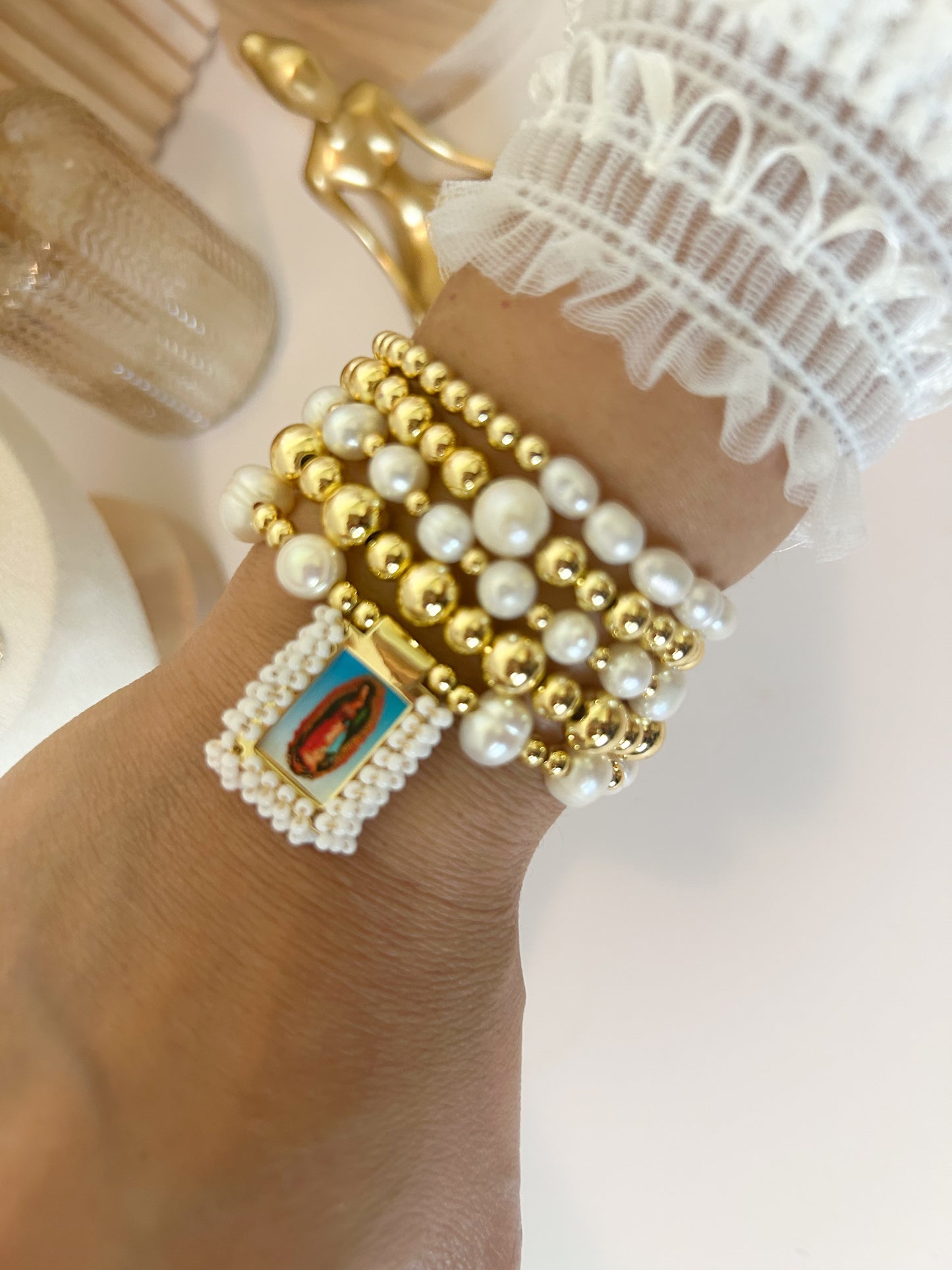 Divine Protection Bracelet Stack – Everyday Faith Gift