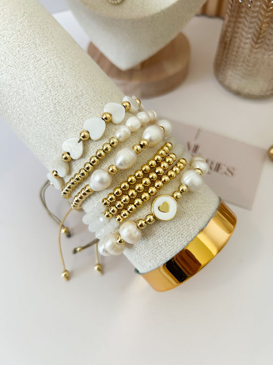 Pure Love Bracelet Stack – Everyday Heart Gift