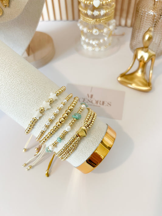 Garden Pearl Bracelet Stack – Everyday Gift