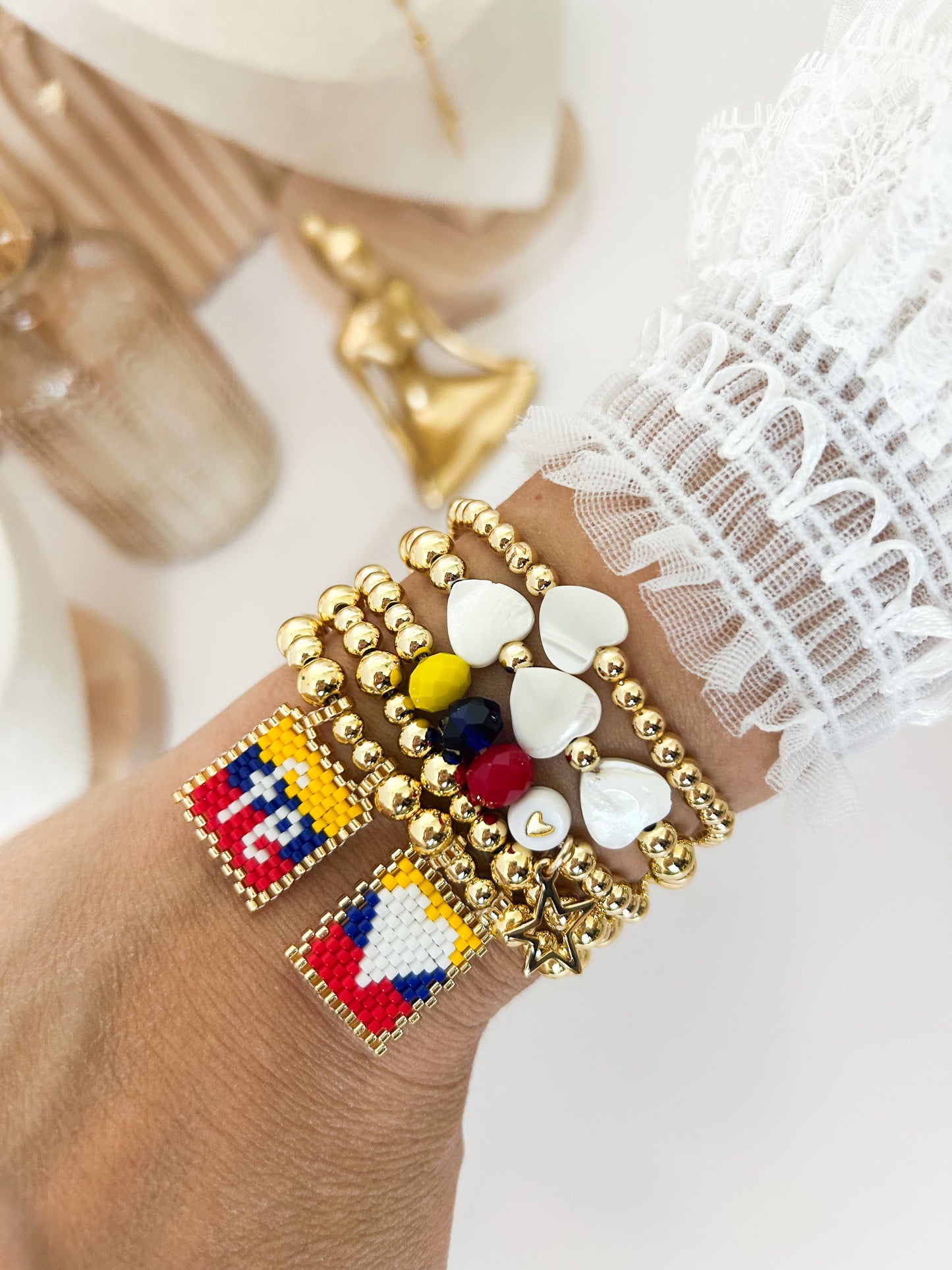 Venezuela Protection Bracelet Stack – Everyday Meaningful Gift