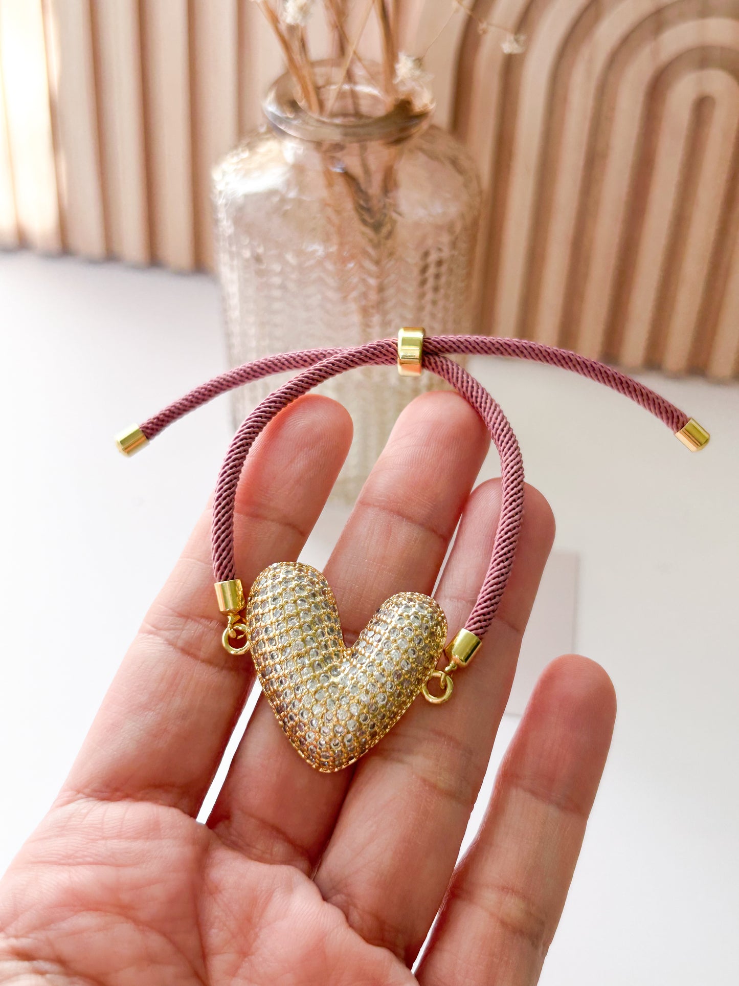 Heartbound Heart Bracelet – Gold Heart Charm Everyday Jewelry Gift