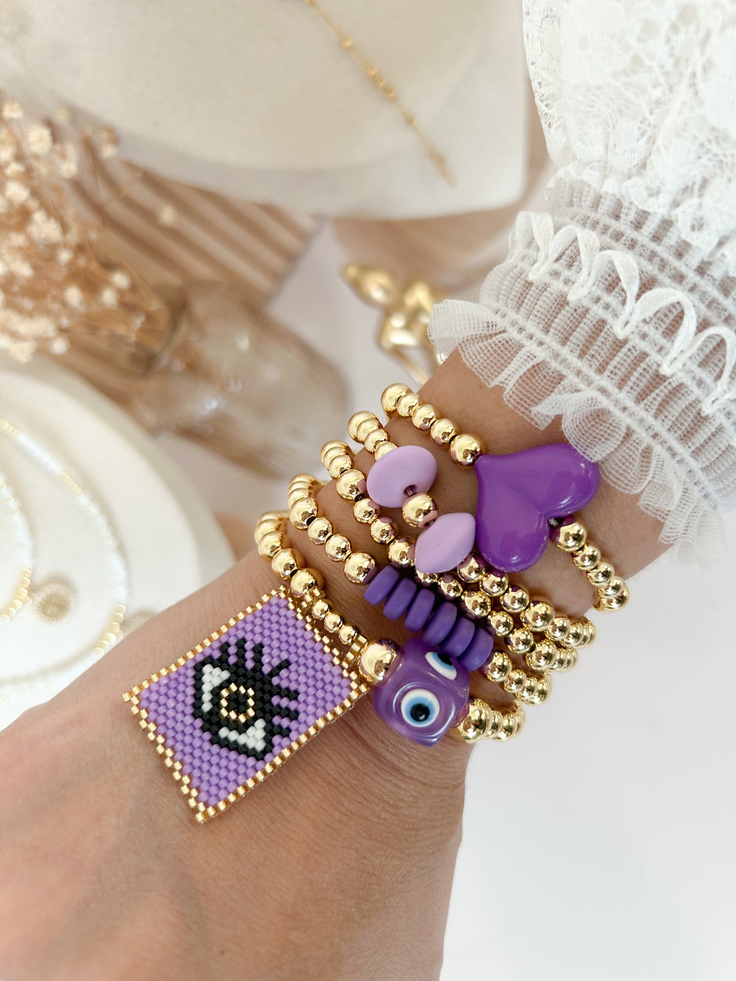 Mystic Eye Bracelet Stack – Protection Everyday