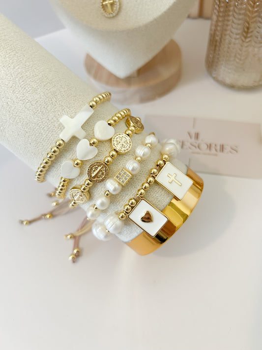 Fara Faith Bracelet Stack – Everyday Gift