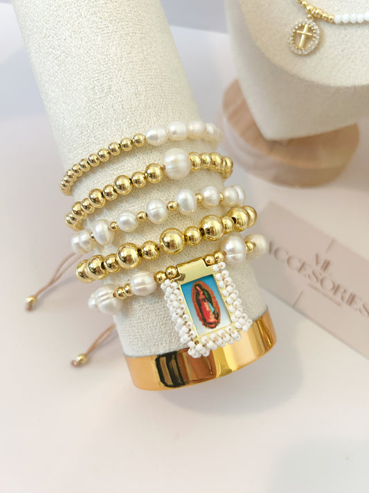 Divine Protection Bracelet Stack – Everyday Faith Gift