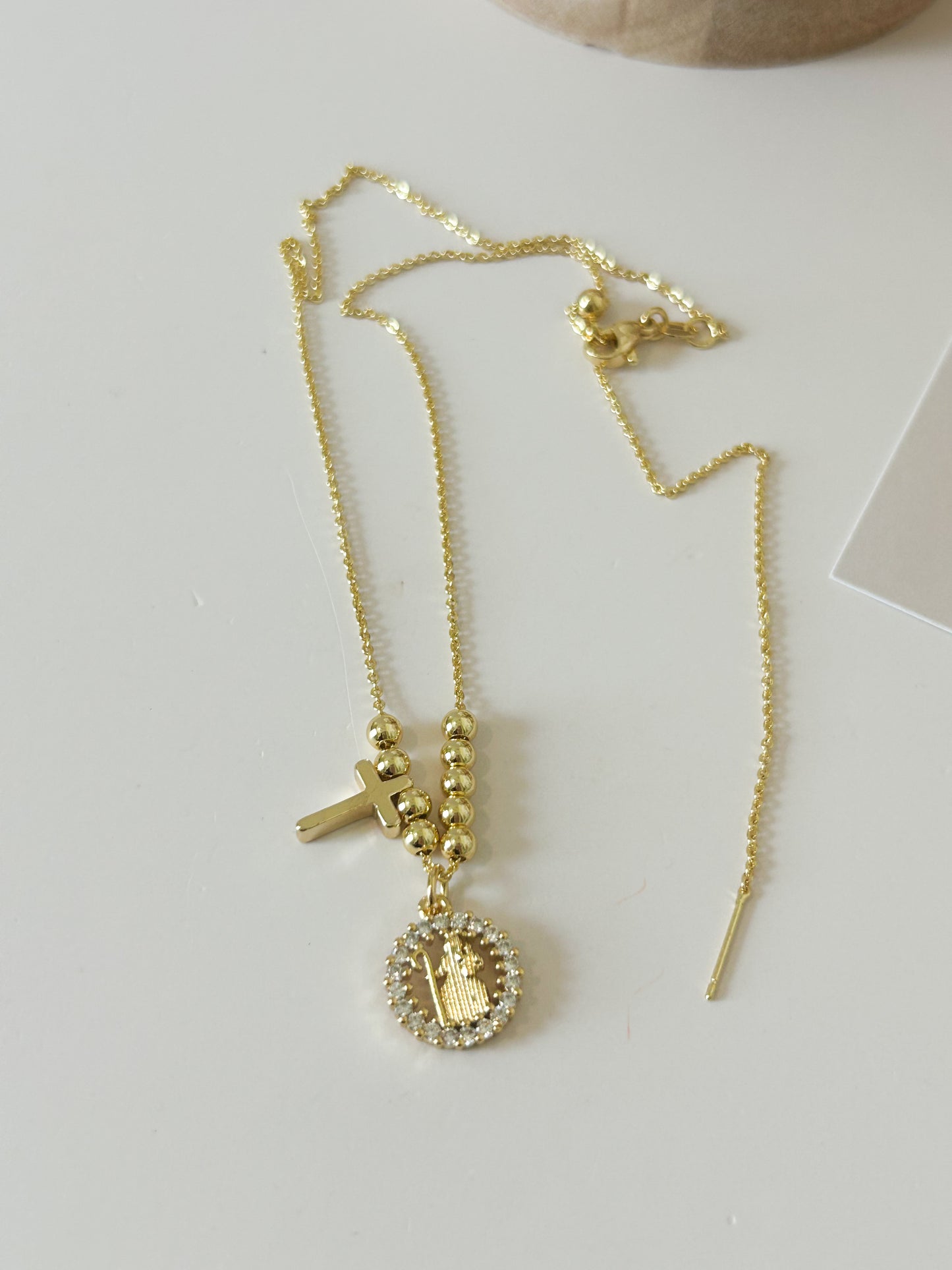 Divina Pastora Necklace – Venezuelan Faith Jewelry