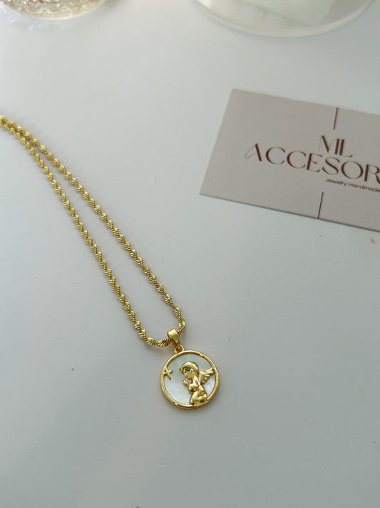 Guardian Angel Necklace – Gold Faith Jewelry Gift for Women