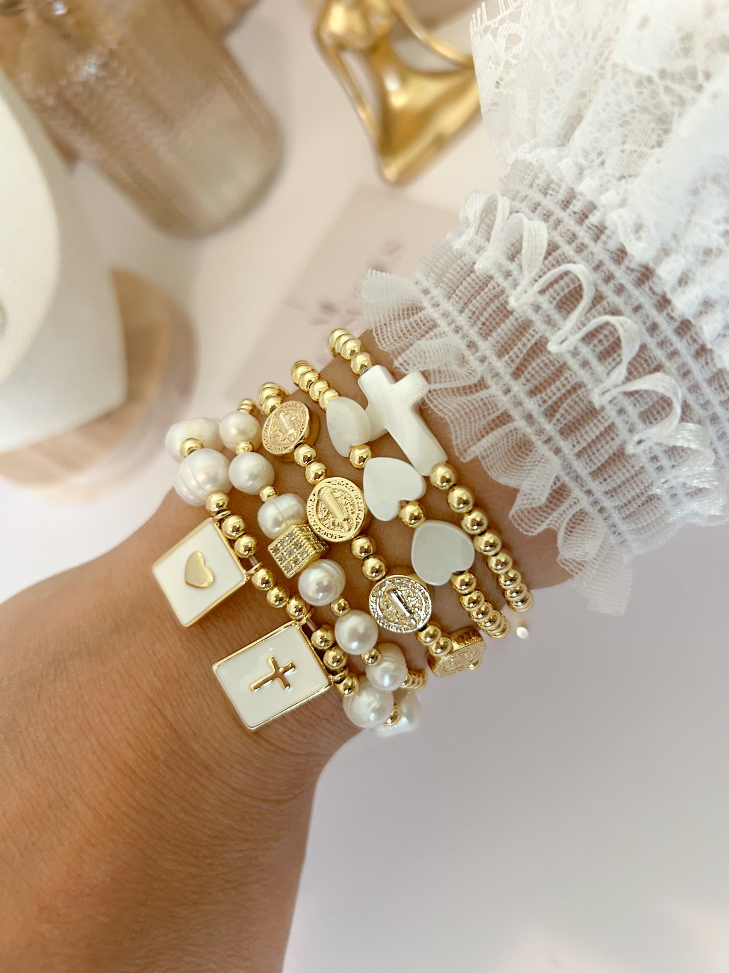 Fara Faith Bracelet Stack – Everyday Gift