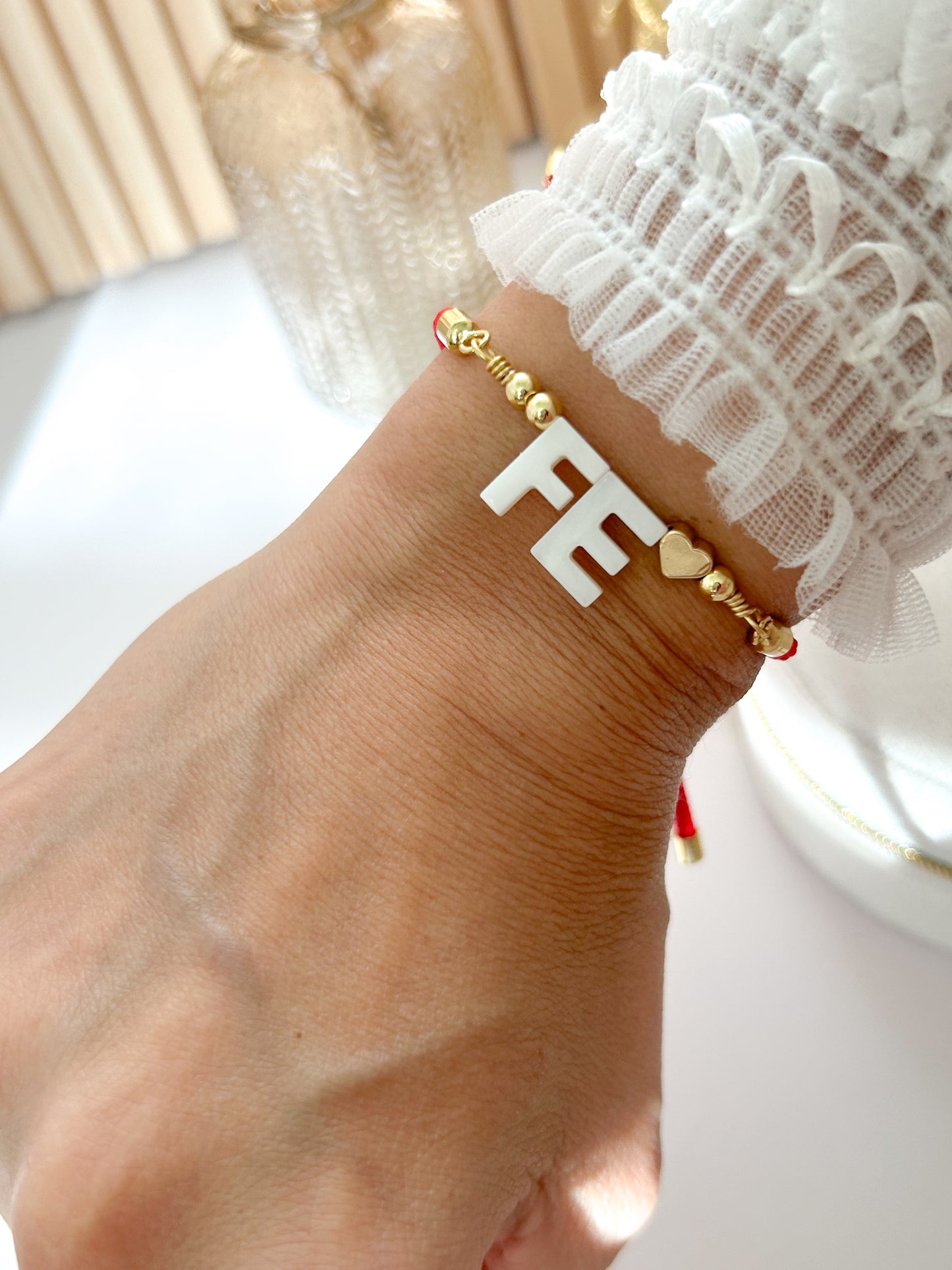Faith Love Cord Bracelet – Gold Faith Jewelry Gift