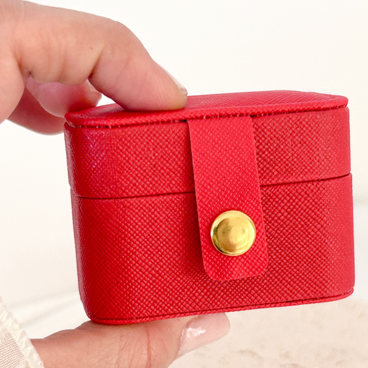 Personalized Mini Jewelry Case – Travel Jewelry Organizer