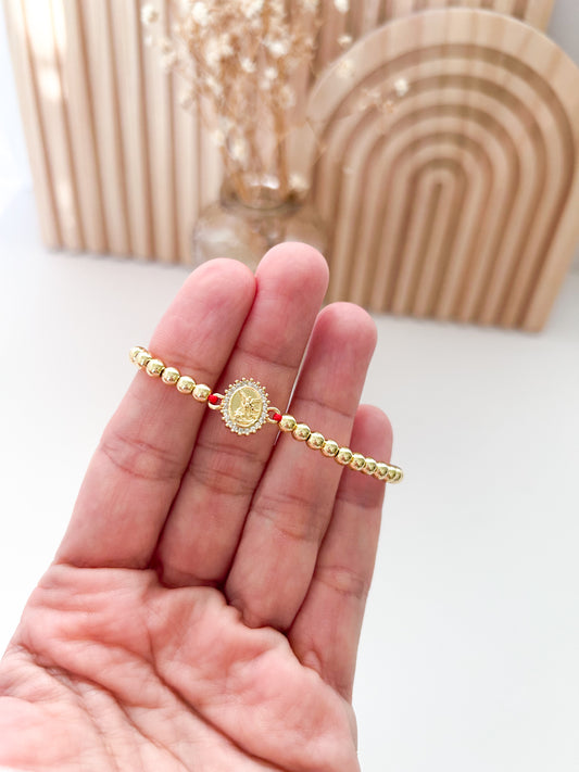 Saint Michael Protection Bracelet – Gold Faith Jewelry Gift