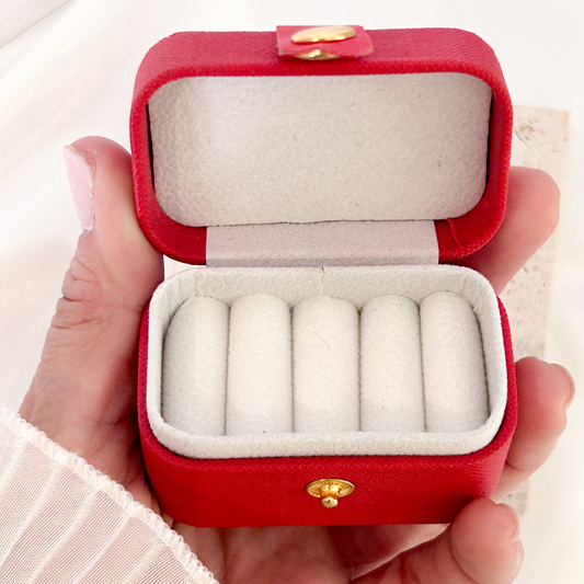 Personalized Mini Jewelry Case – Travel Jewelry Organizer