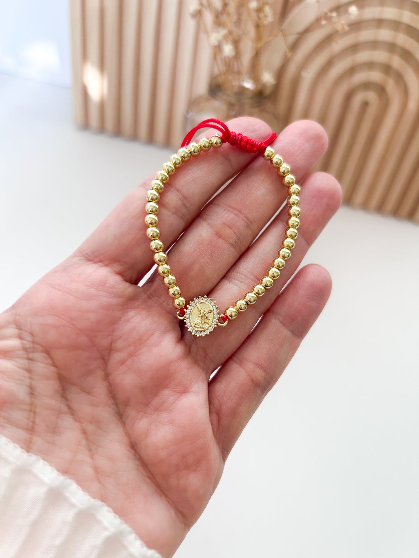 Saint Michael Protection Bracelet – Gold Faith Jewelry Gift