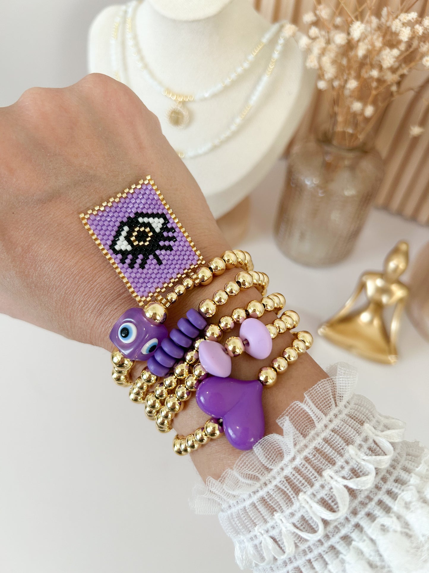 Mystic Eye Bracelet Stack – Protection Everyday