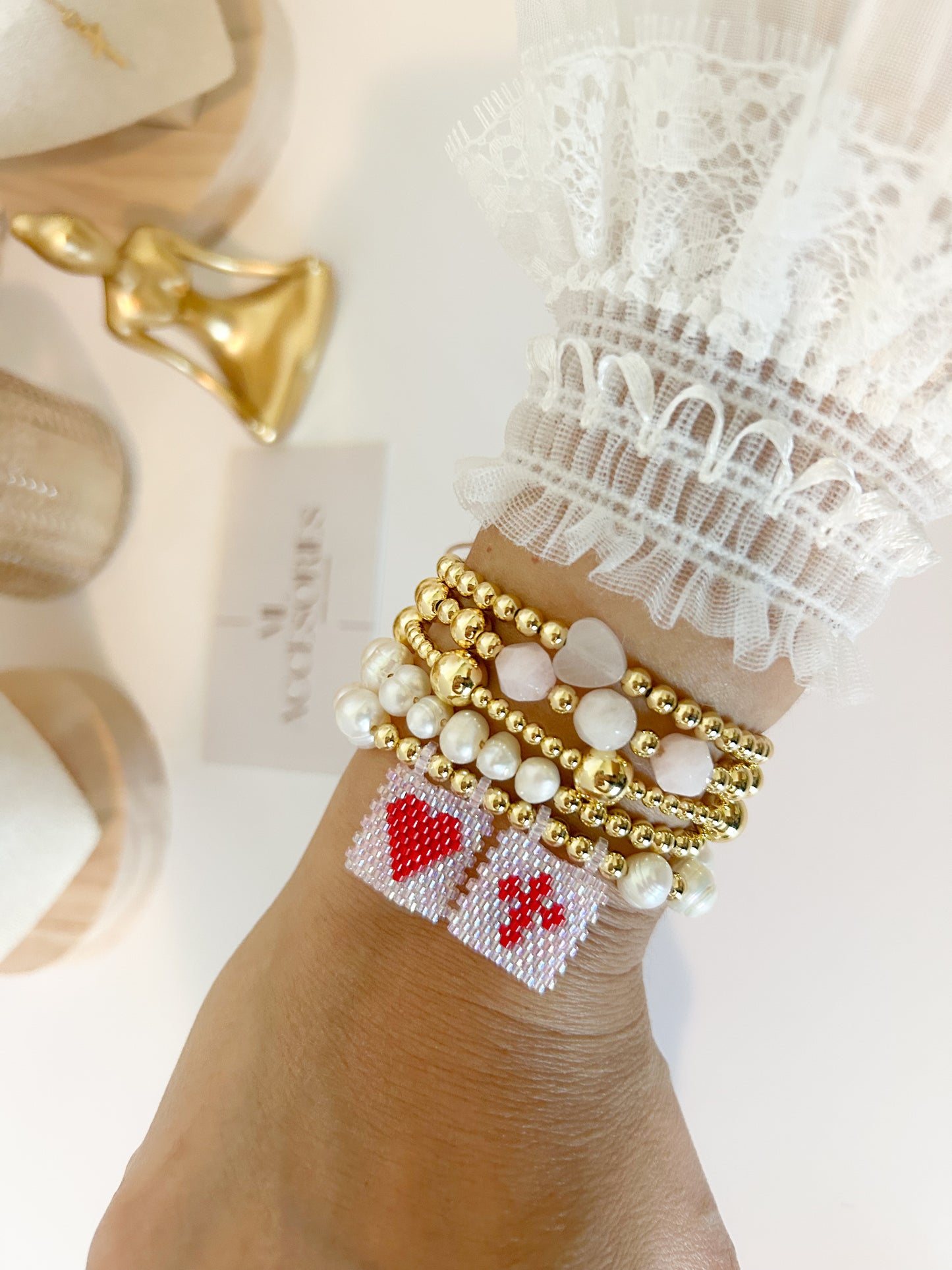 Sweet Love Bracelet Stack – Everyday Gift