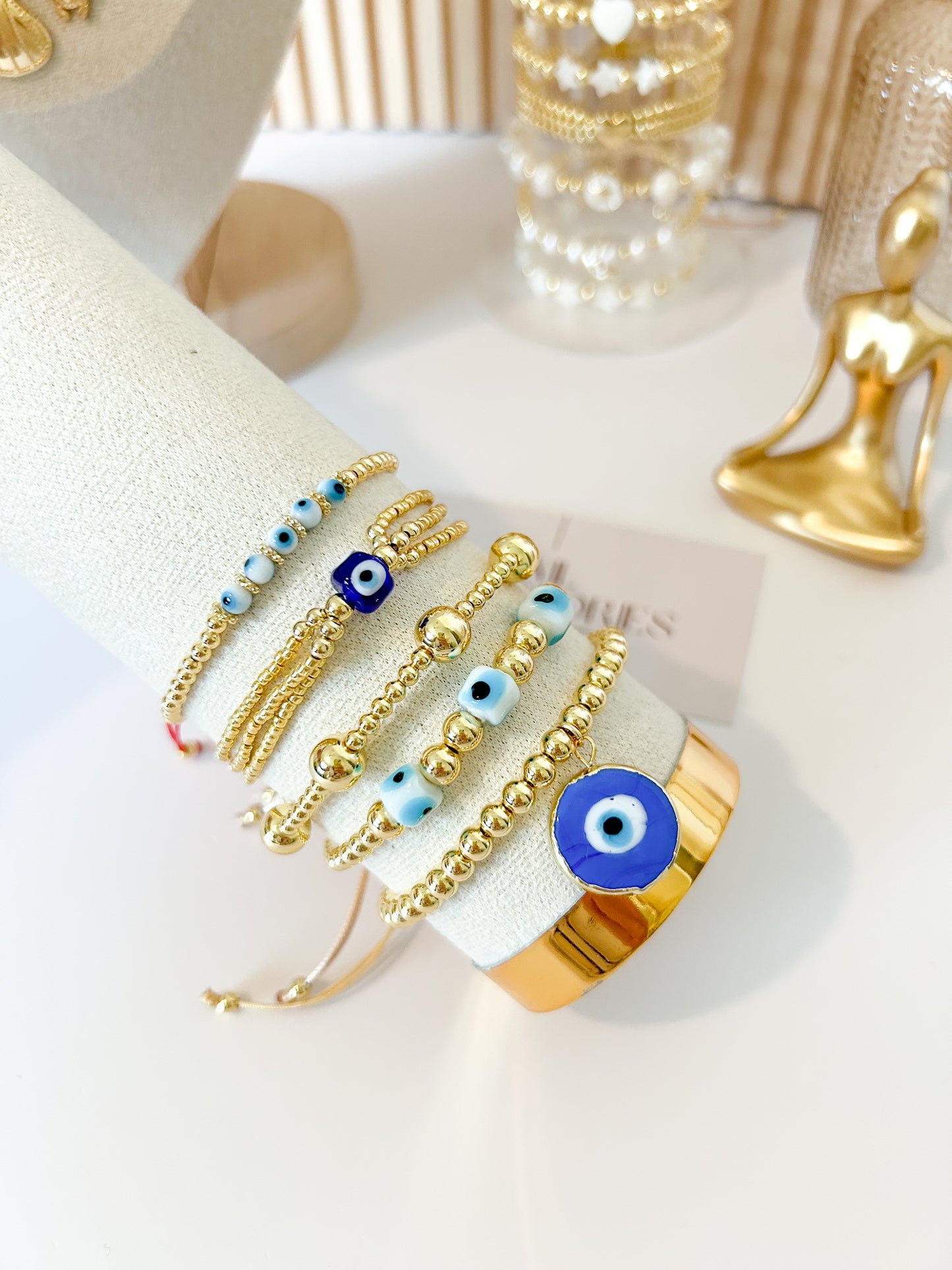 Evil Eye Bracelet Stack – Everyday Protection Gift