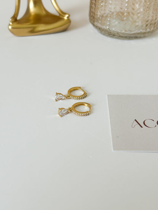 Sparkle Drop Mini Hoop Earrings – Everyday Shine Gift