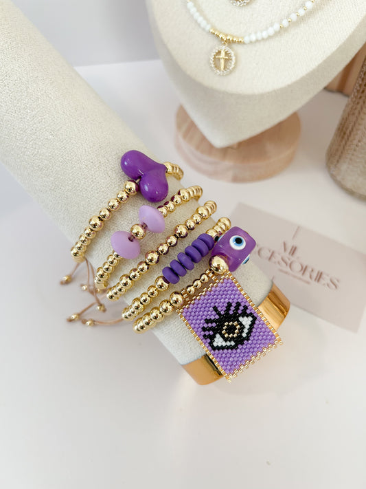 Mystic Eye Bracelet Stack – Protection Everyday