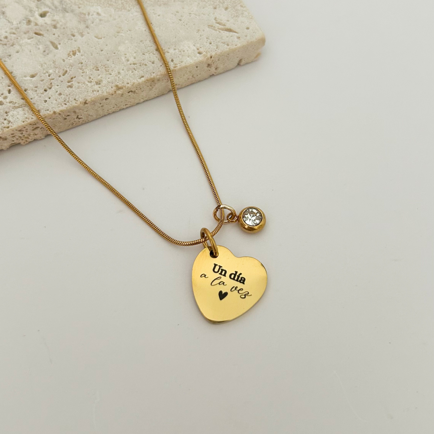 personalized engraved heart necklace custom message gold jewelry gift