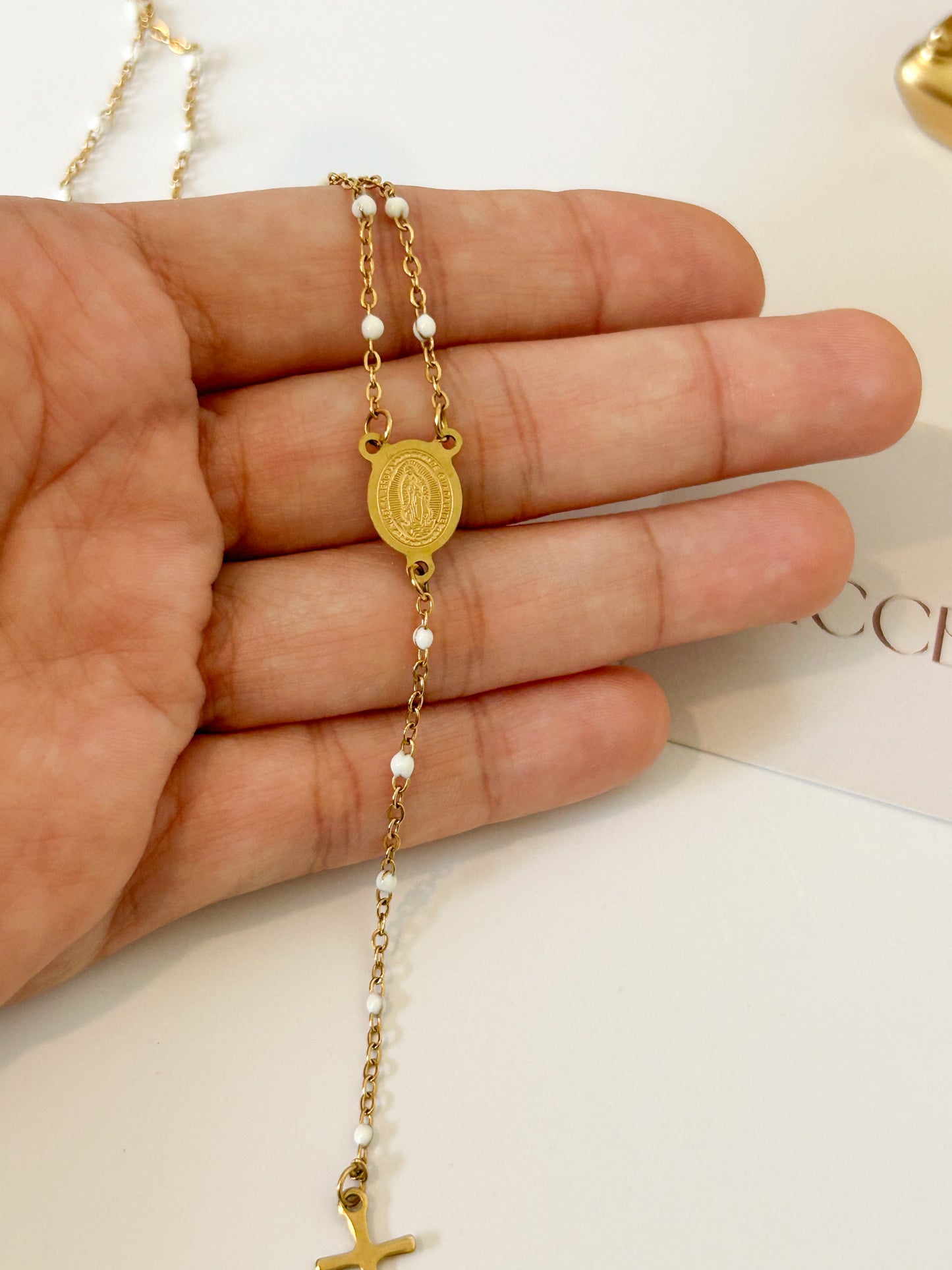 Rosary Necklace – Daily Faith Protection Gift