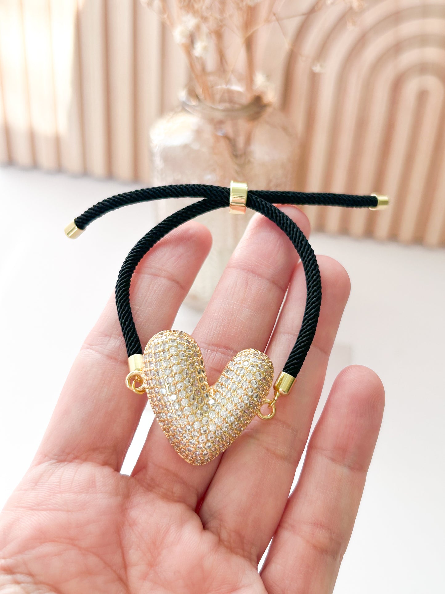 Heartbound Heart Bracelet – Gold Heart Charm Everyday Jewelry Gift