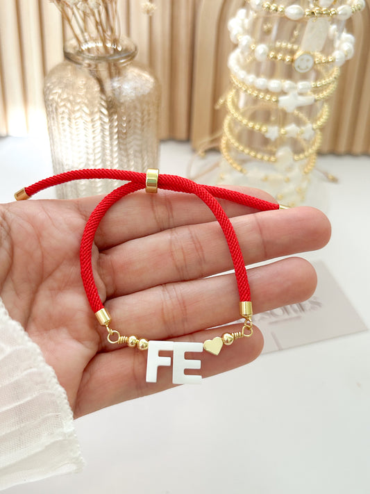 Faith Love Cord Bracelet – Gold Faith Jewelry Gift