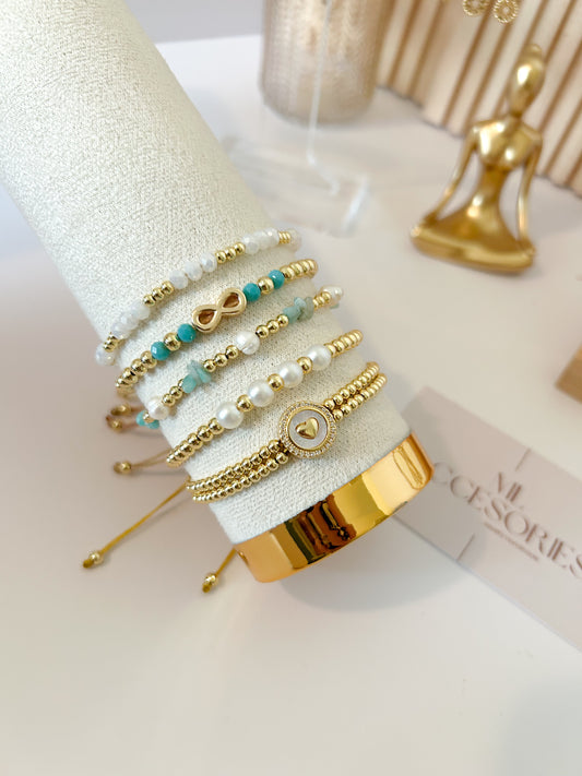 Serene Love Bracelet Stack – Everyday Gift