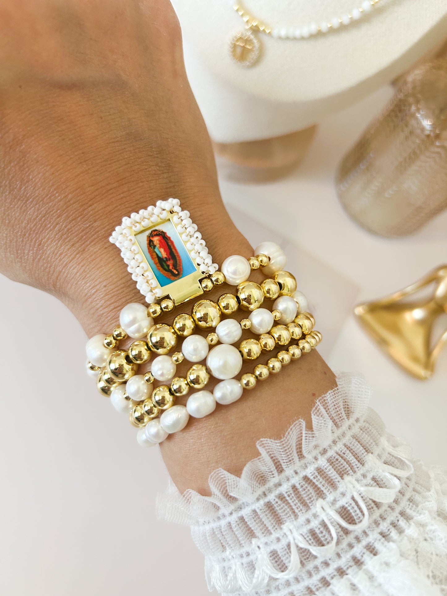 Divine Protection Bracelet Stack – Everyday Faith Gift