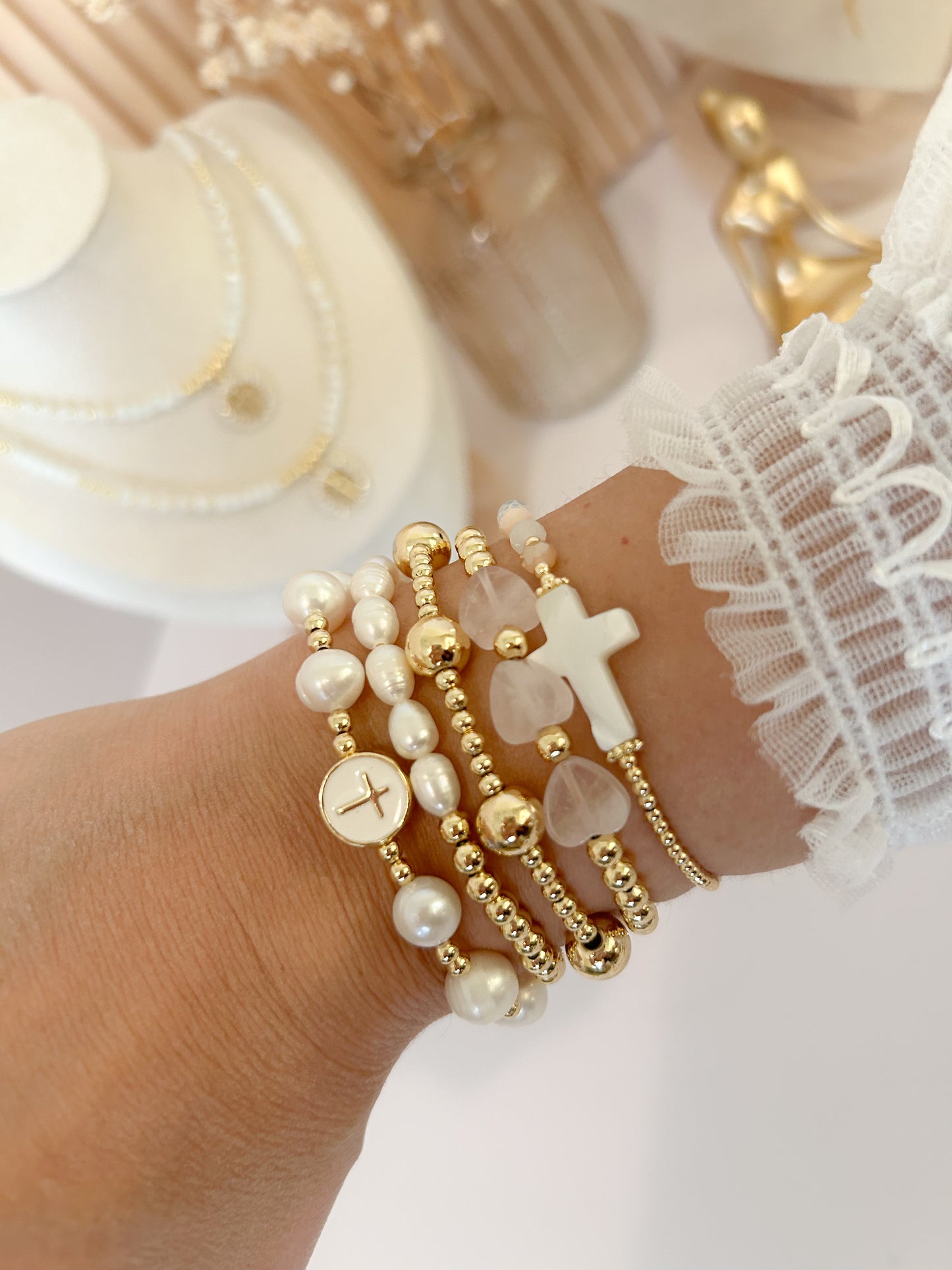 Celestial Faith Bracelet Stack – Everyday Gift