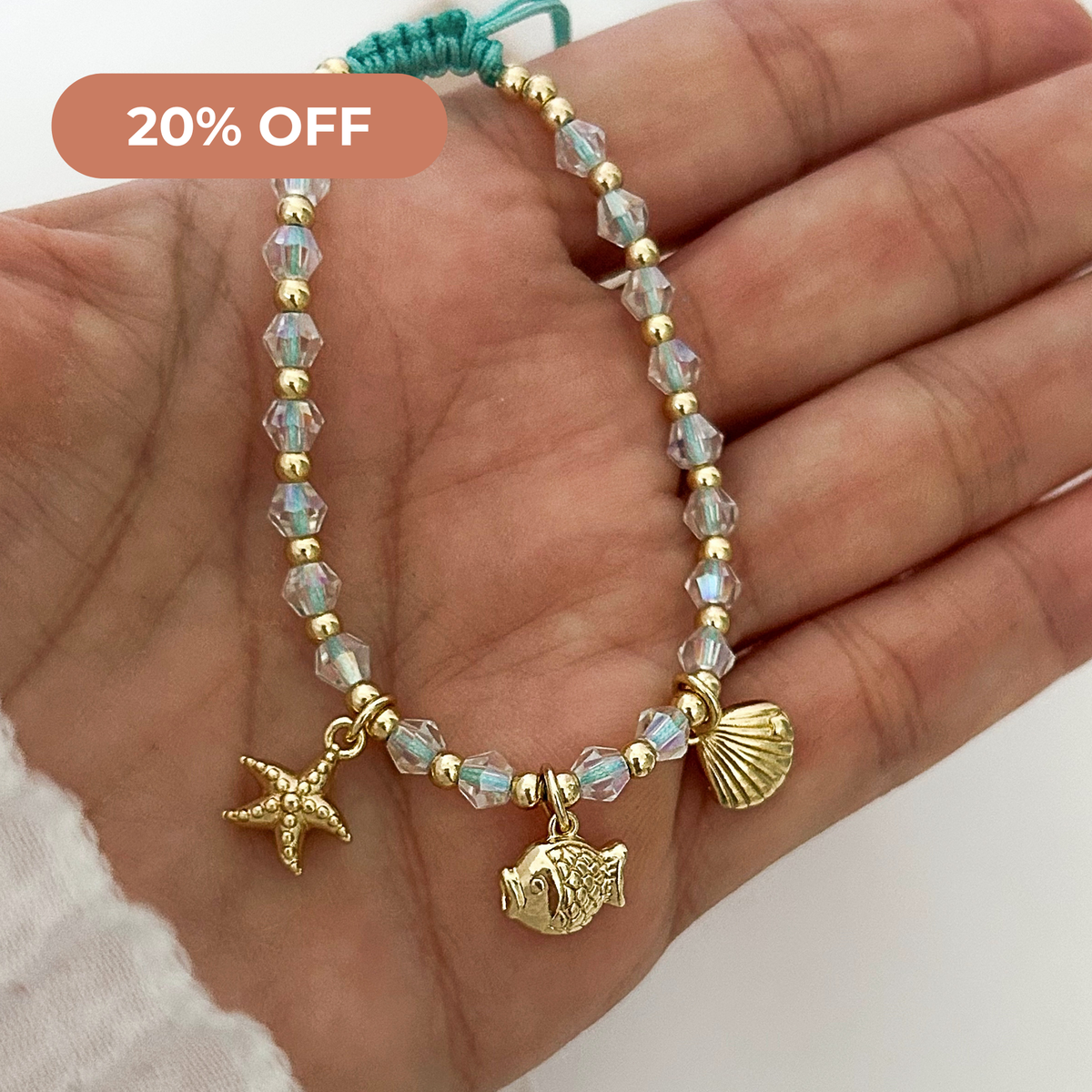 Ocean Charm Bracelet for Women – Summer Jewelry